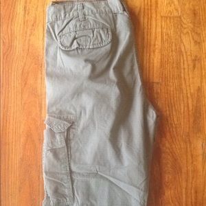 Gap cargo mens olive pants size 38/30